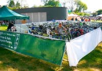 Photo of the Bike Valet at the 2010 Powell Street Festival, by Aki Mimoto