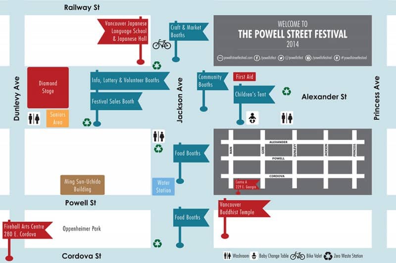 2014 Powell Street Festival New Site Map - July 29, 2014