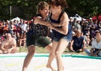 Photo of Sumo Tournament at 2016 Powell Street Festival by Ed Law