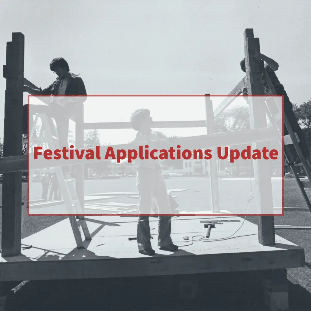 Festival Applications Update