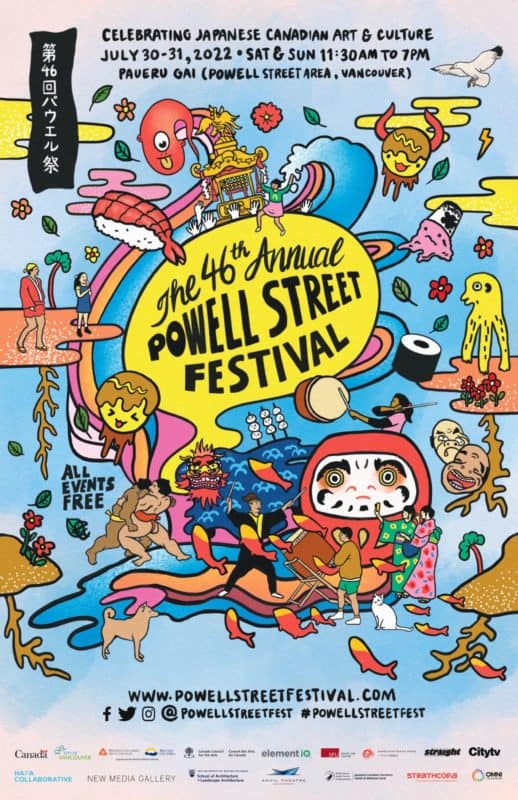 Powell Street Festival Society Press Release Announcing the 46th