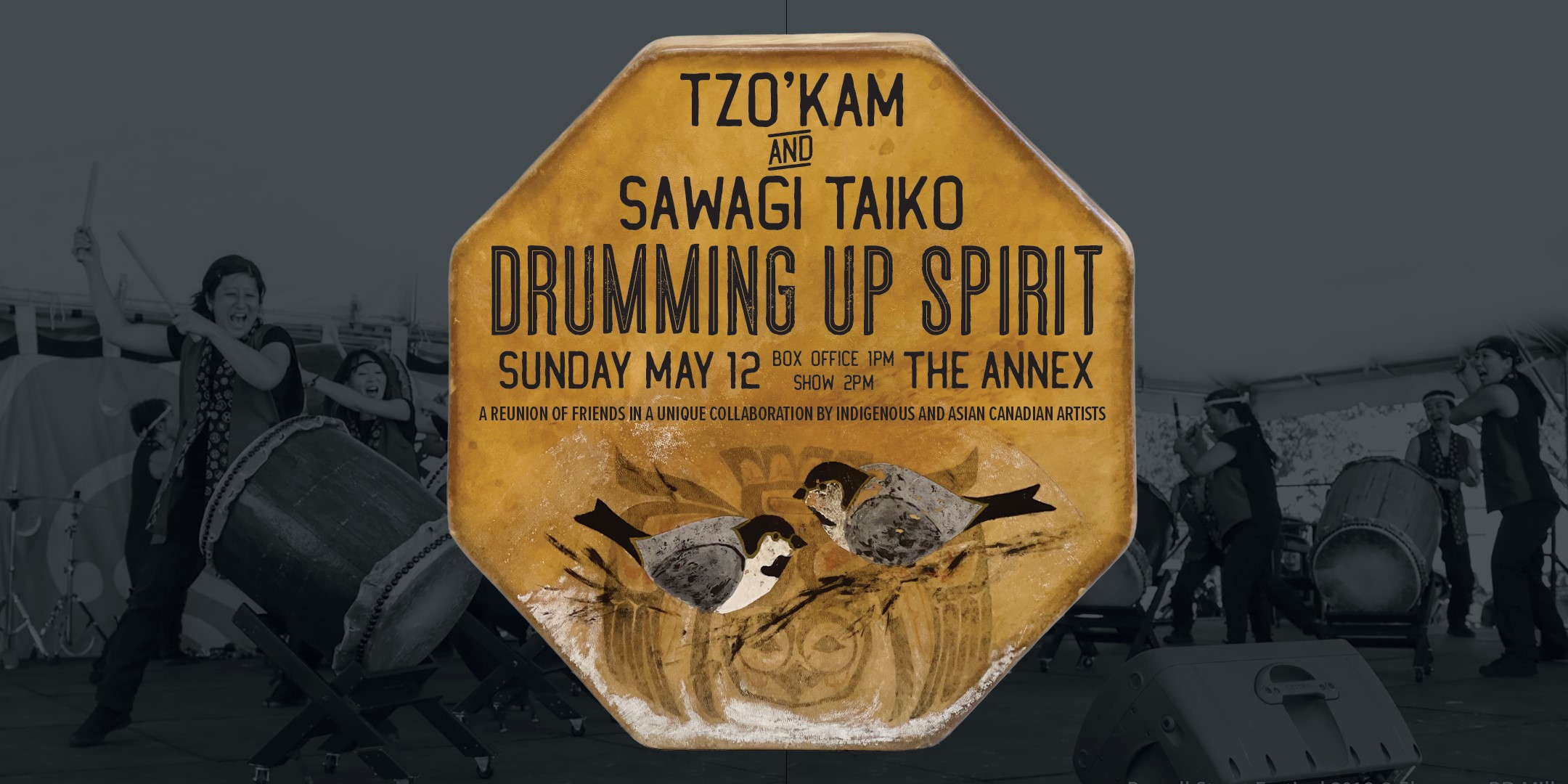 Drumming Up Spirit: Tzo'kam and Sawagi Taiko in concert at the Annex