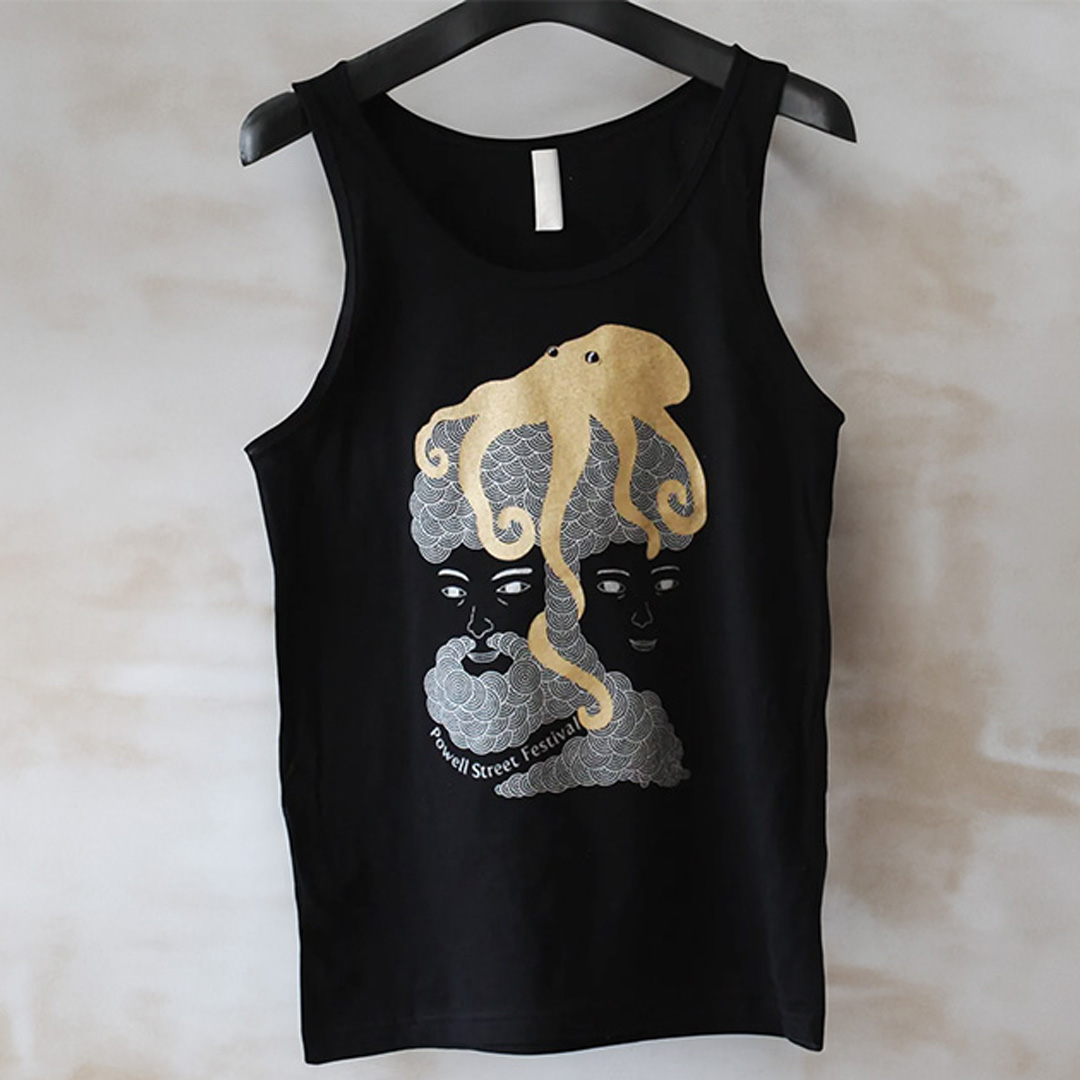 Powell Street Festival Japanese Canadian Art and Culture Summer Festival in Vancouver - Merch Octupus Tank