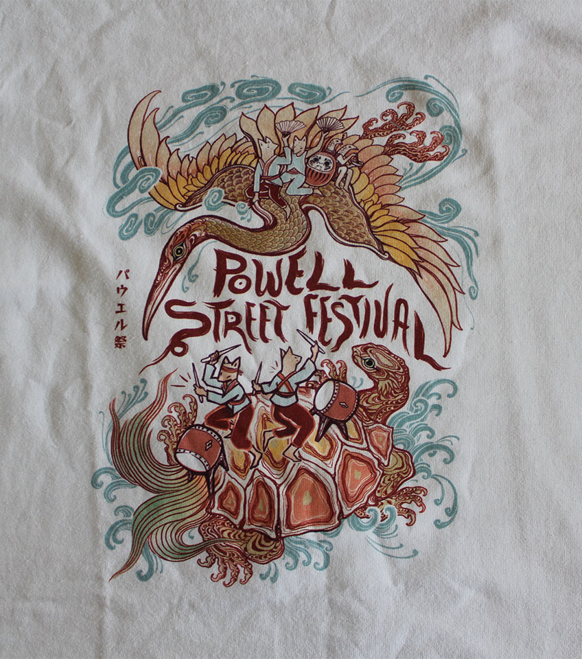 2025 Powell Street Festival Merch Kids/Youth T-shirts digital print