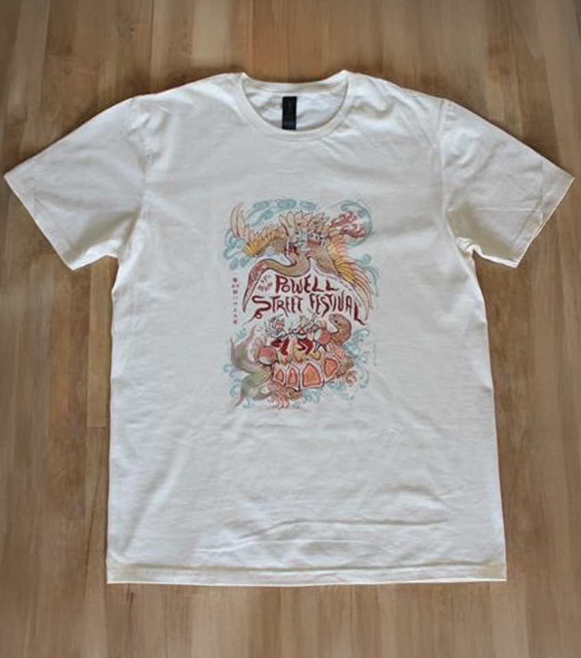 2025 Powell Street Festival Merch Adult Tee digital print